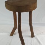 Brutalist tripod stool