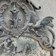 Art Deco wrought iron bird mirror in the style of Gilbert Poillerat, circa 1930