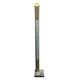 Italian Tronconi Aluminum and Marble Floor Lamp, 1970