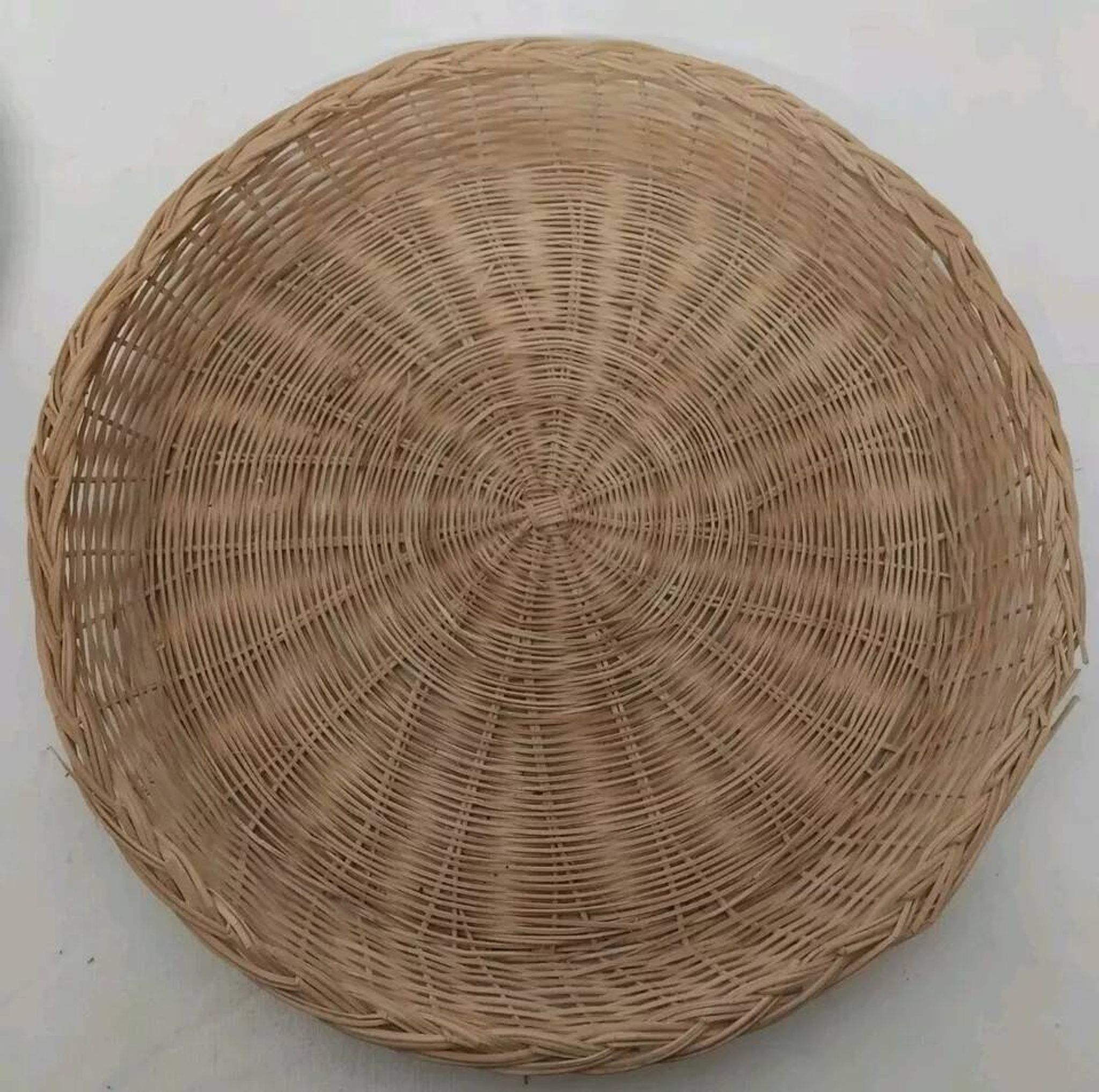Set of 3 Vintage Rattan Baskets