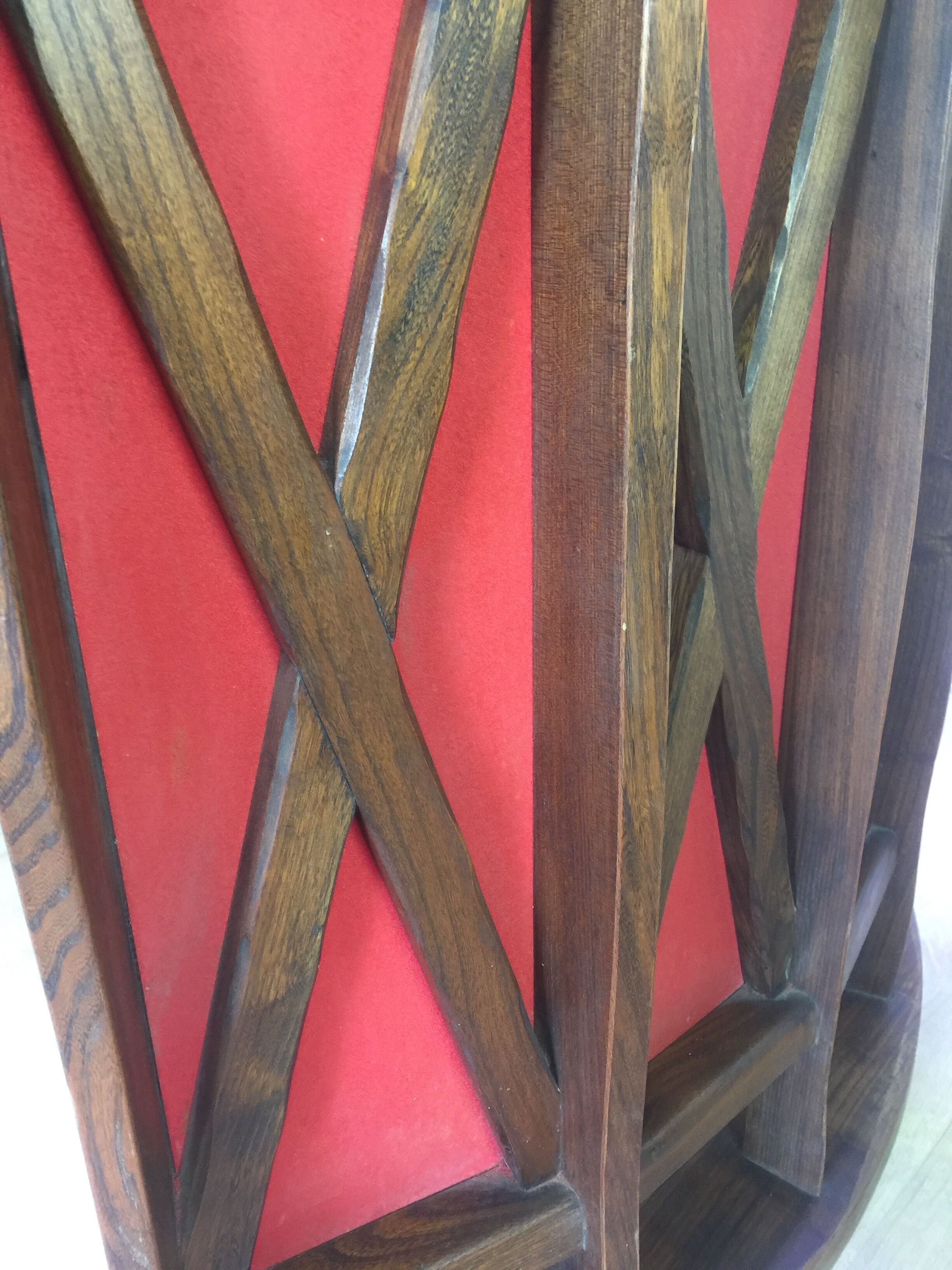 1960s solid elm bar