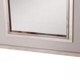 Chrome mirror 1980 s 110x110cm