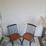 Pair of Scandinavian chairs model Fanett by Tapiovaara
