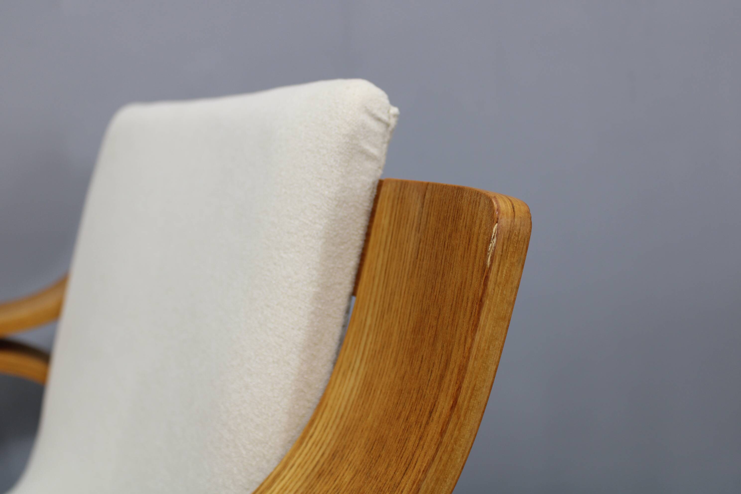 1970s Pair of Rare Restored Armchairs in the Style of Marco Zanuso, Czechoslovakia