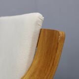 1970s Pair of Rare Restored Armchairs in the Style of Marco Zanuso, Czechoslovakia