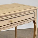 Vintage side table, oak top