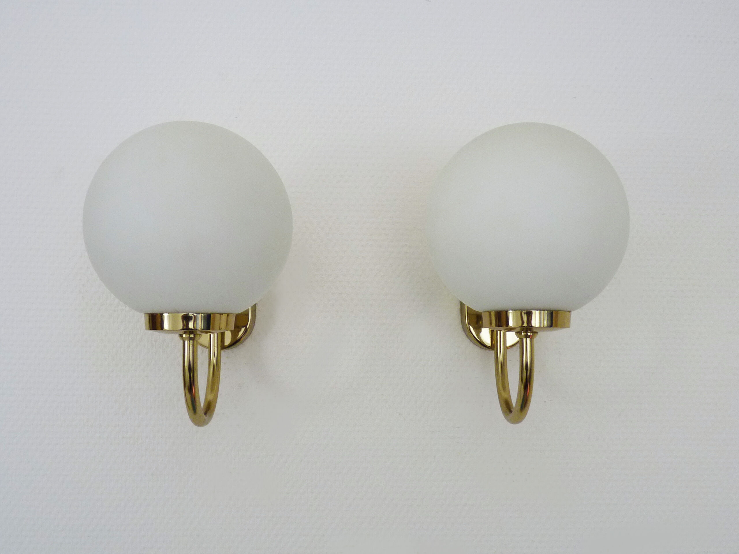 Pair of vintage German wall lamps, brand GS. Year 70 80