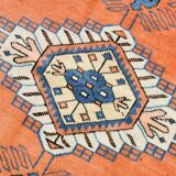 5x7 Orange & Blue Classic Vintage Rug, 154x203Cm