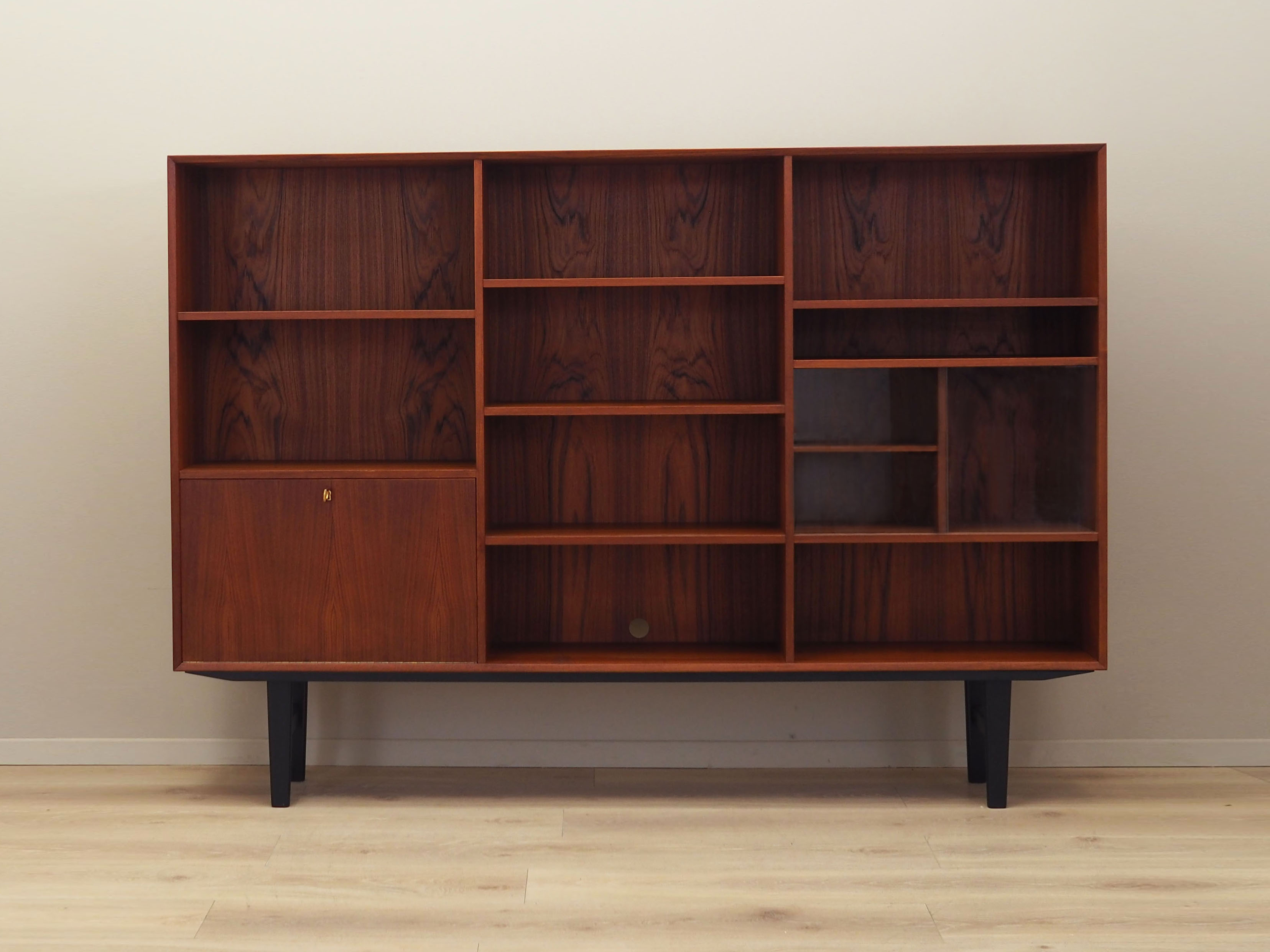 Teak bookcase, Danish design, 1970s, production: Denmark