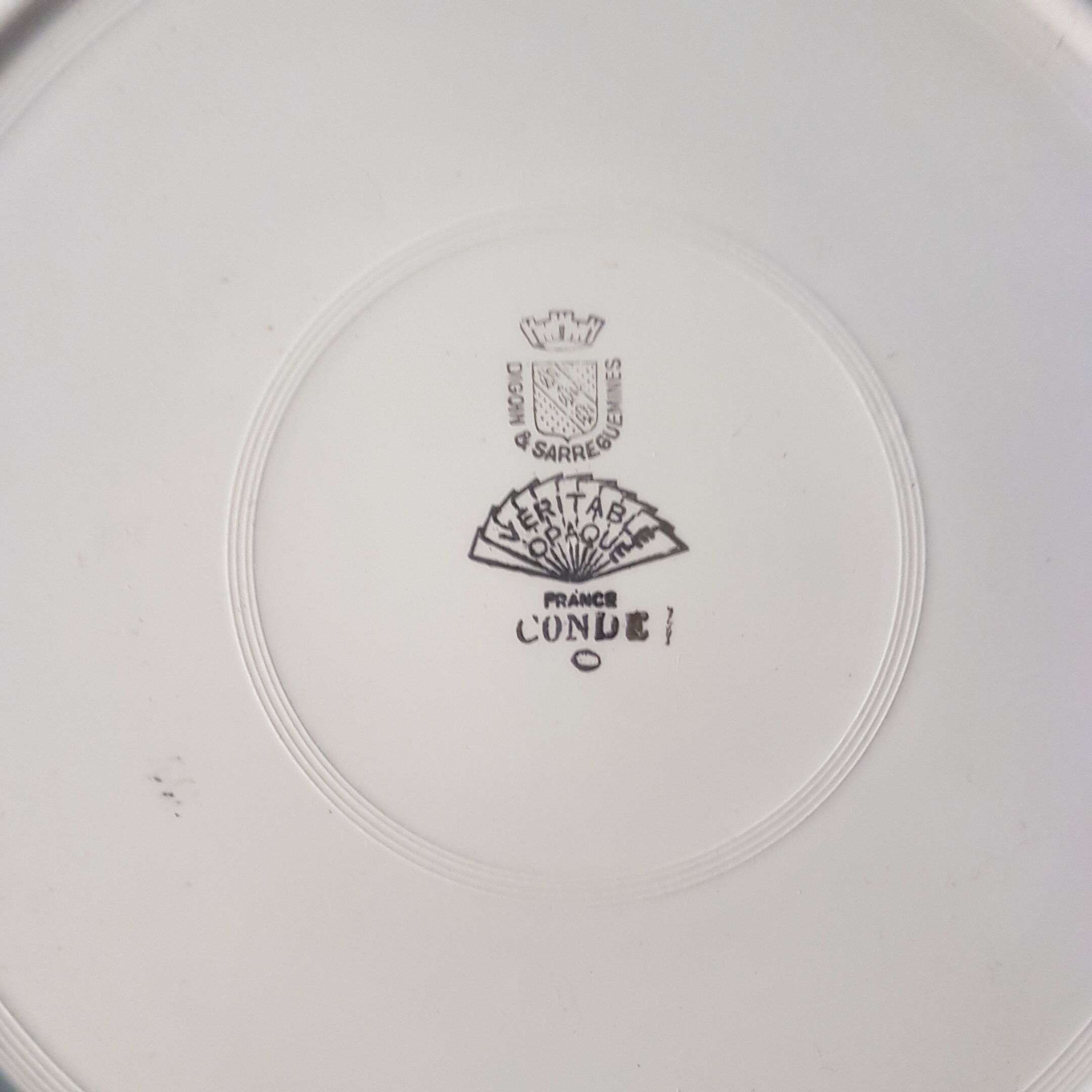 Digoin Plates - Sarreguemines