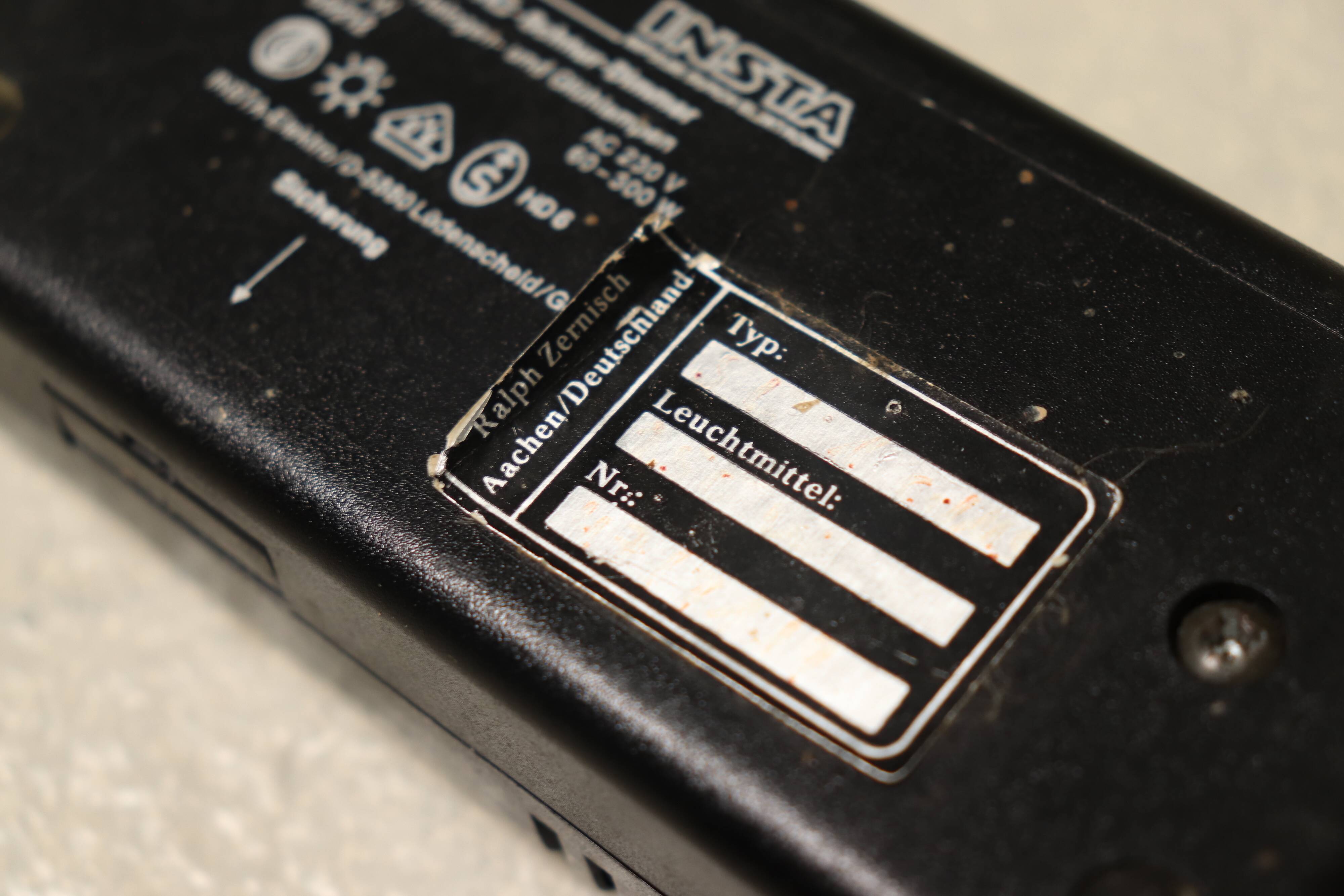 Handcrafted Studio Made Floor Lamp by Ralph Zernisch 1980s