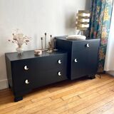 Asymmetrical entrance furniture