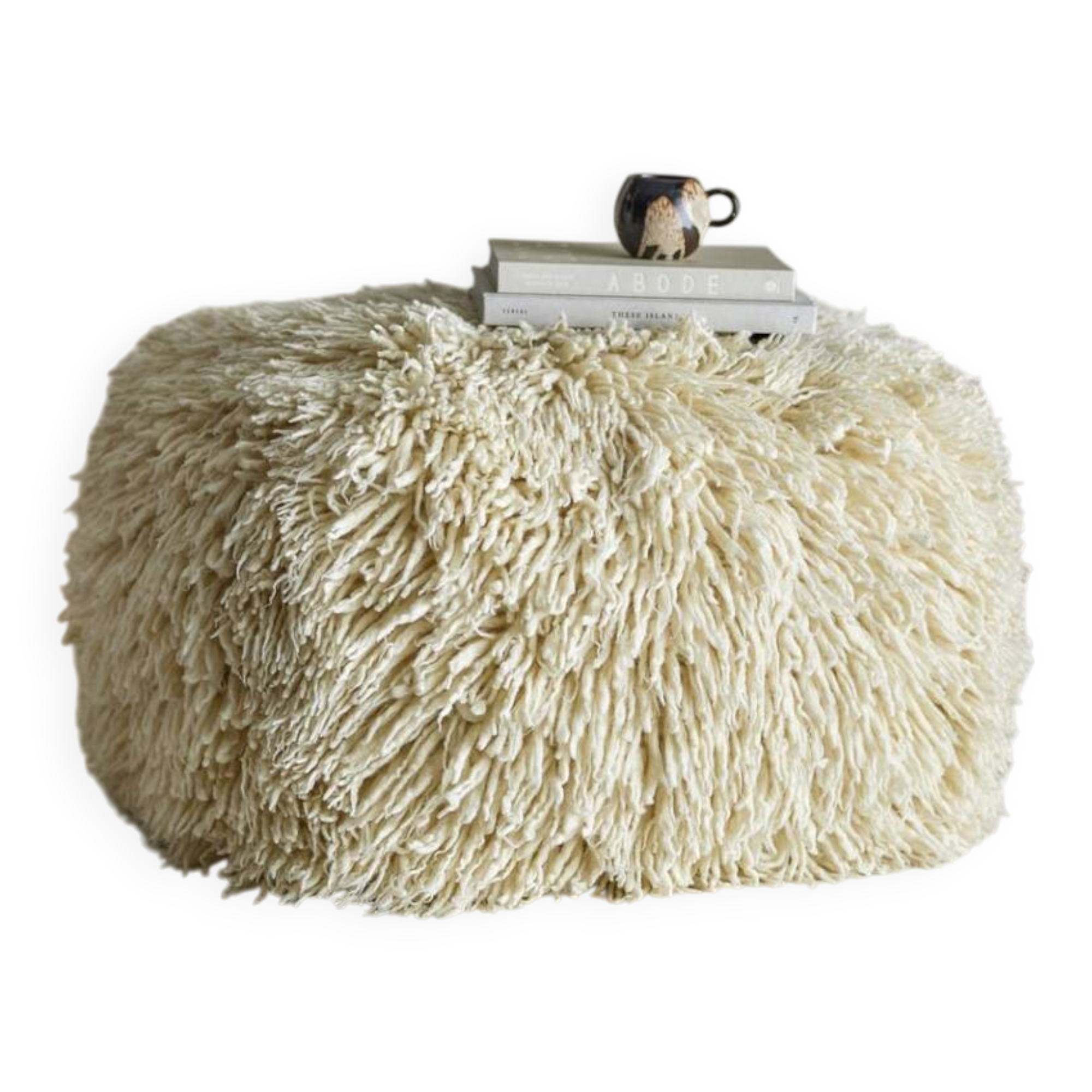 Bloomingville wool pouf