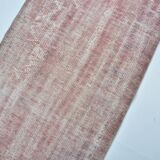 Pink Oushak Turkish Runner sku 3370