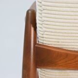 Fully restored vintage armchair by E.Homa, 1960s, beige cord