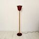 Italian mid-century floor lamp in bamboo & metal, 1950s