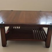 Large coffee table Roche Bobois "The Tea Route" – solid wood –