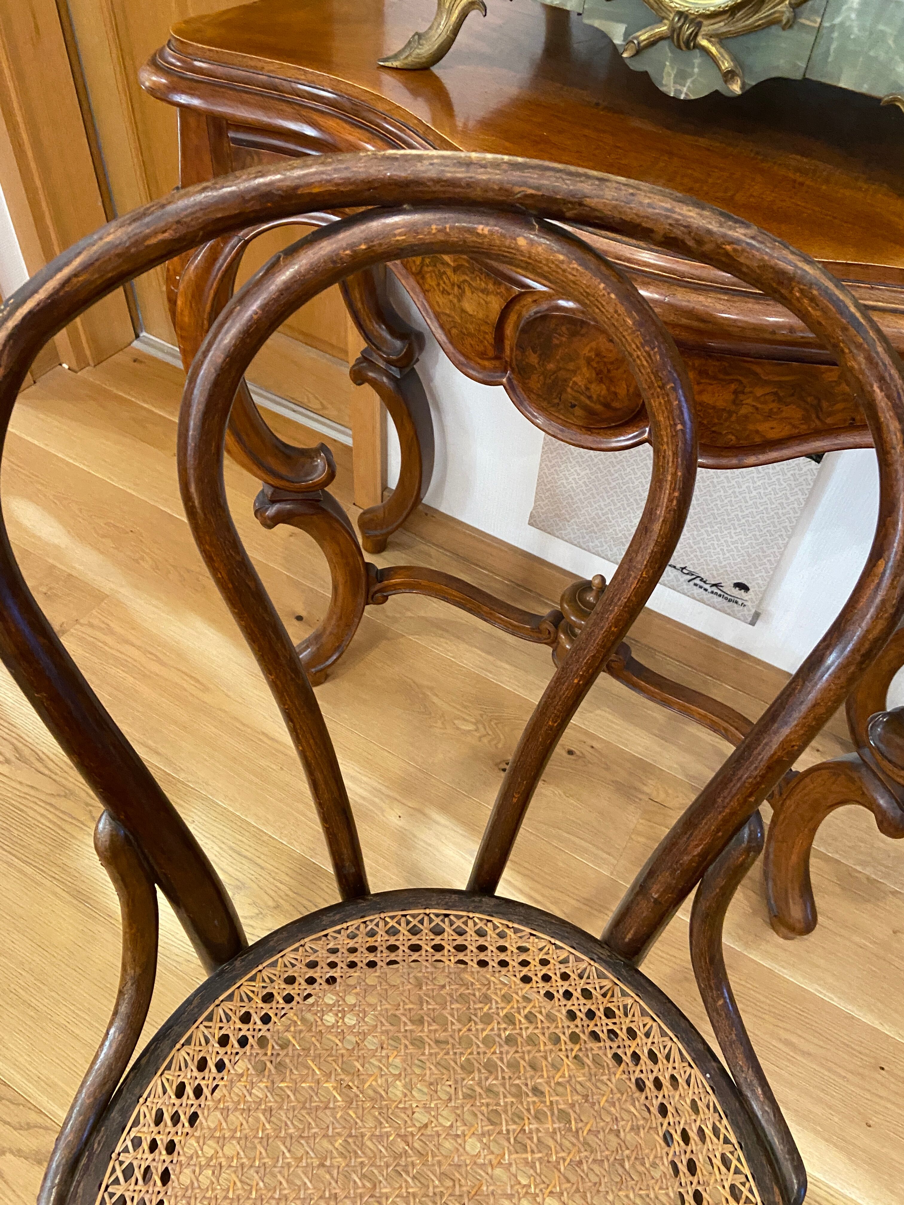 Mundus 1900 curved wooden chair Mundus