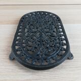 Black cast iron underside
