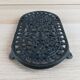 Black cast iron underside