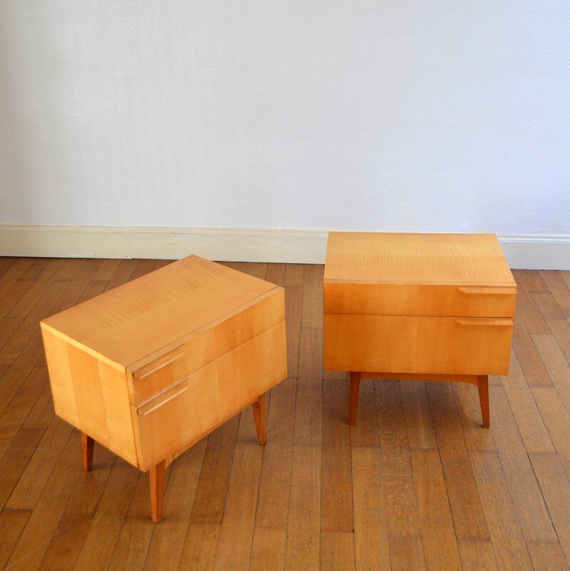 Pair of nightstands vintage 1960 vintage