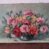 Tableau  bouquet de roses