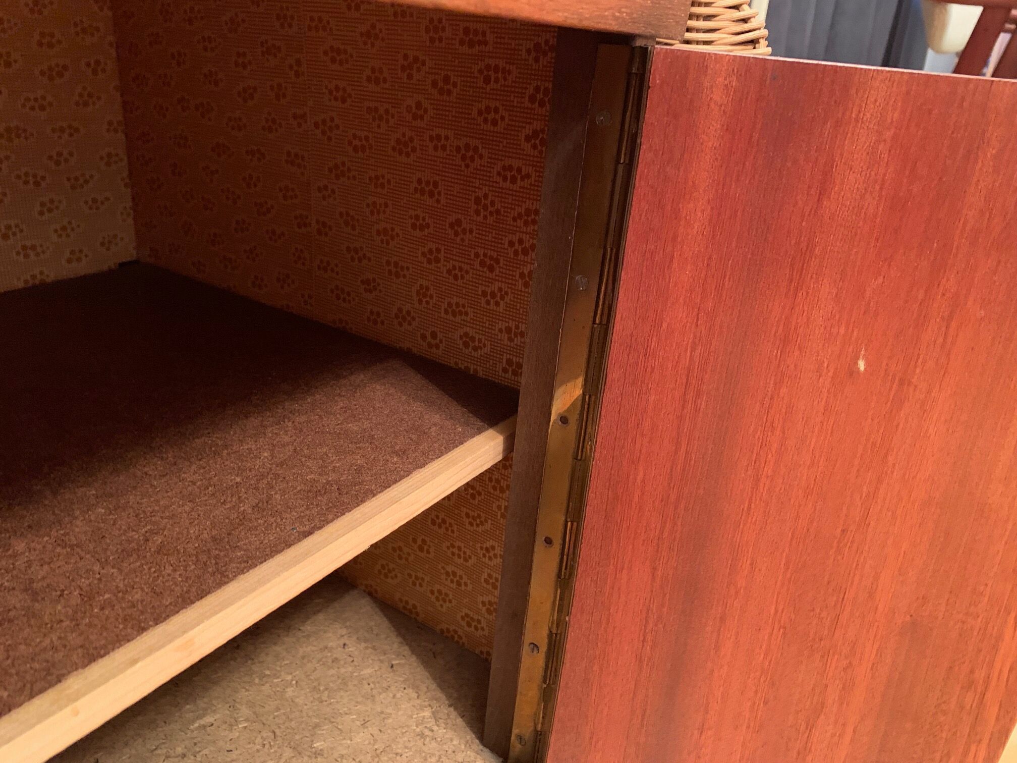 Cabinet de style boho, années 1960