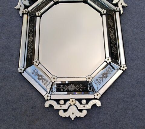 Former mirror of venice XIX th 128x84cm