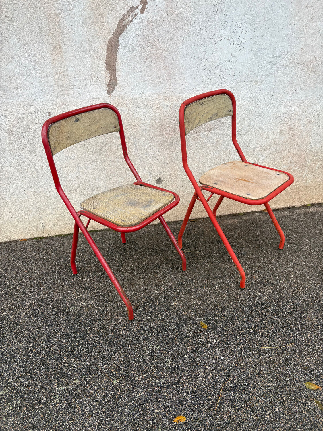2 industrial chairs