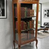 Antique library in Louis XV style made of mahogany.