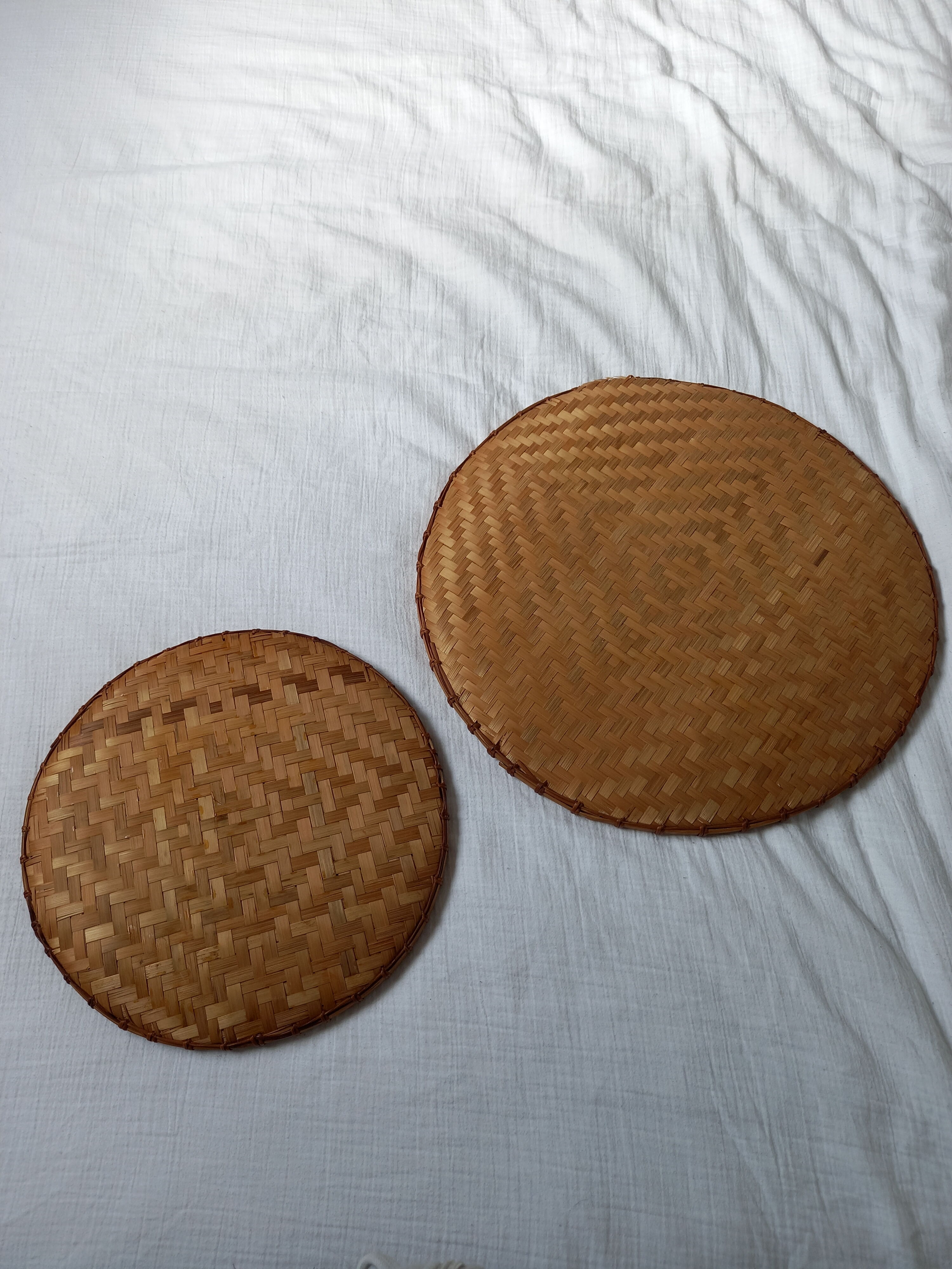 Lot de 2 plateaux décoratifs
