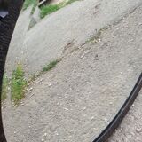 Art Deco oval mirror