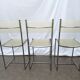 Set of 6 chrome spaghetti chairs model 101 of Belotti for Alias of the 70s-80s