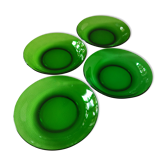 Four Vereco hollow plates