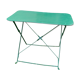 Folding rectangular garden table iron