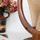 Bamboo fabric magazine rack