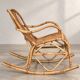 1970s rattan rocking chair