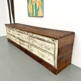 Large antique haberdashery cabinet, circa 1900