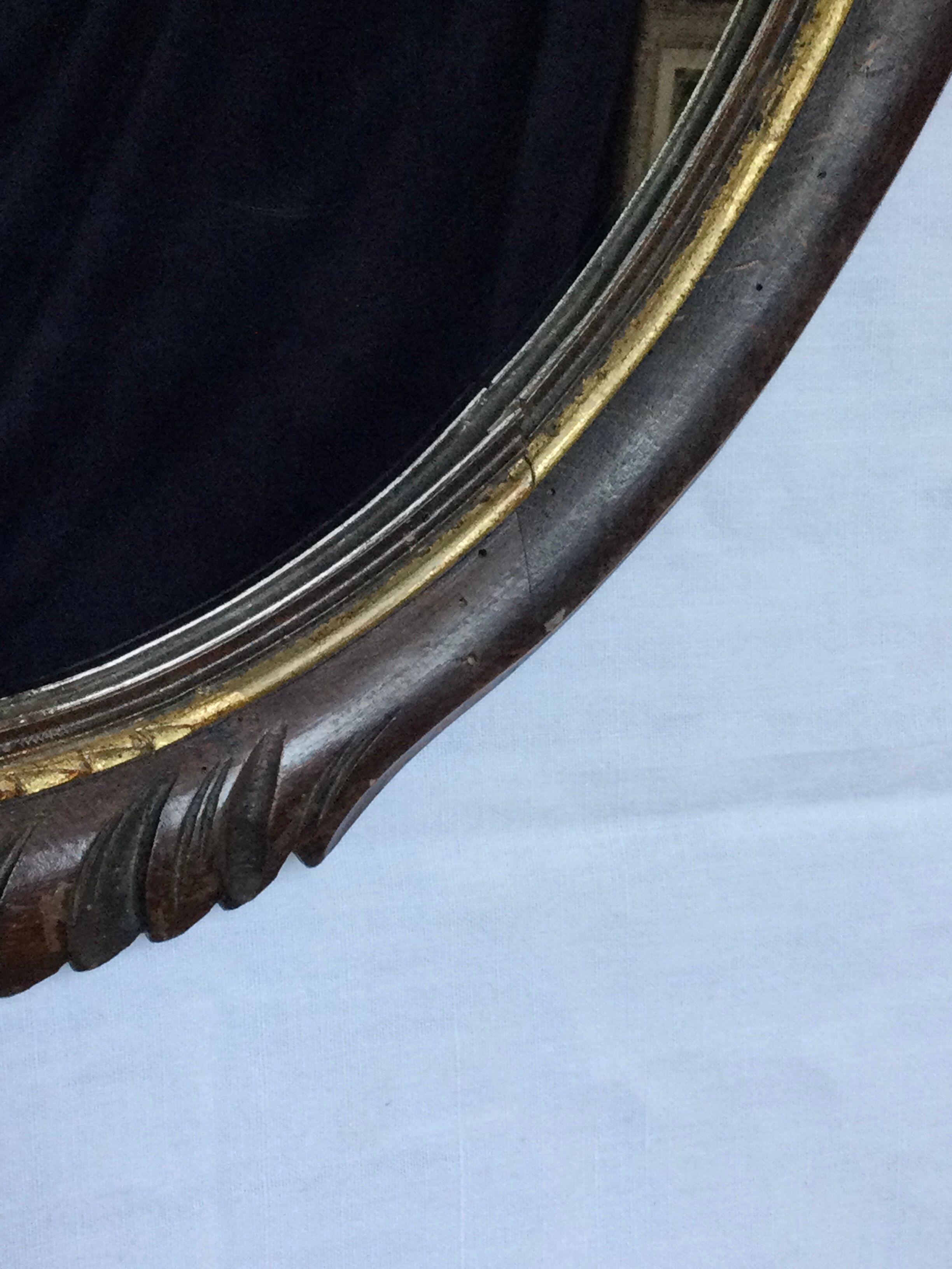 Miroir en bois