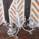 Lustre bougeoir pampilles