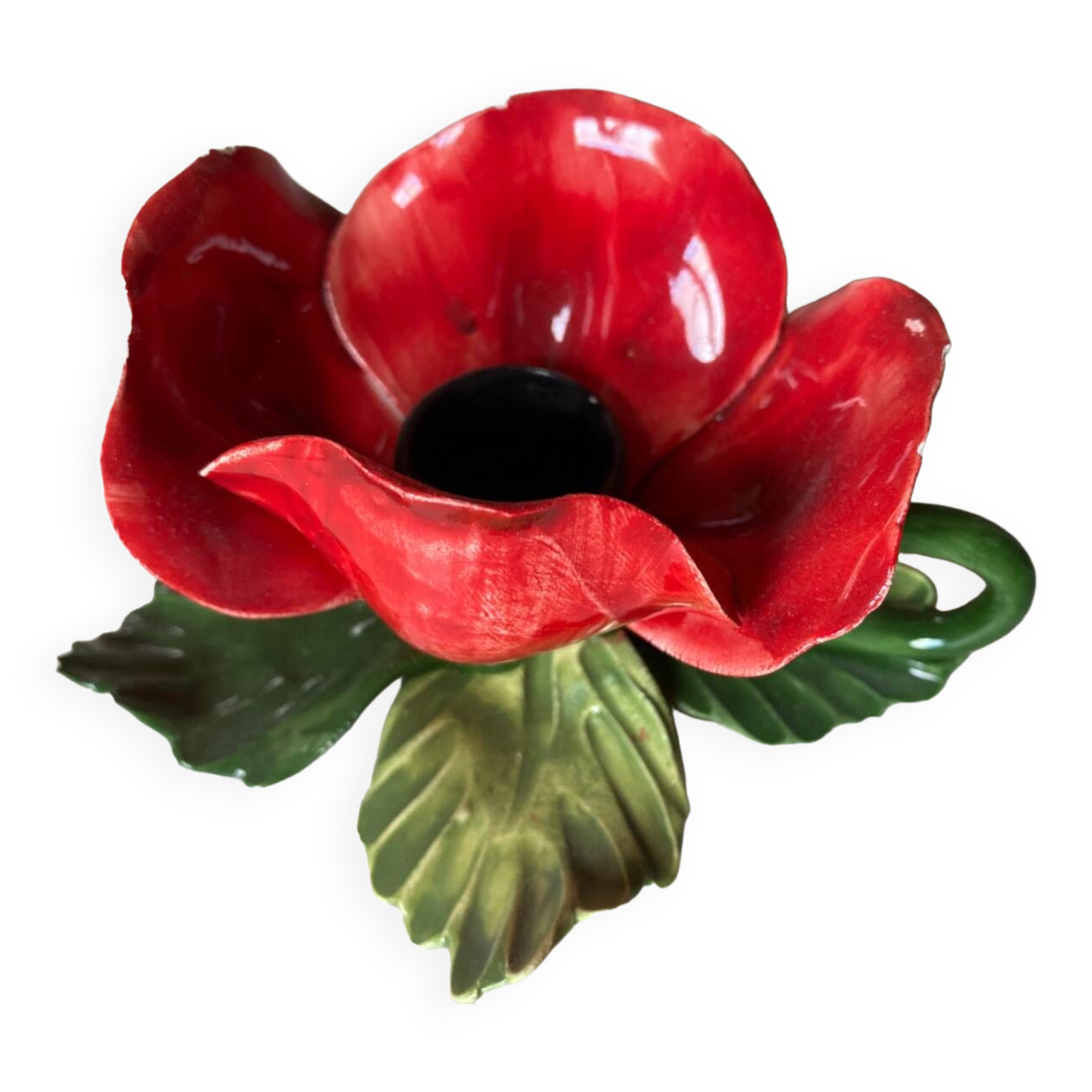 Vintage pink candle holder