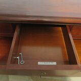 Rare - 6 drawer chest of drawers - mahogany - Louis xvi style - spinning top feet