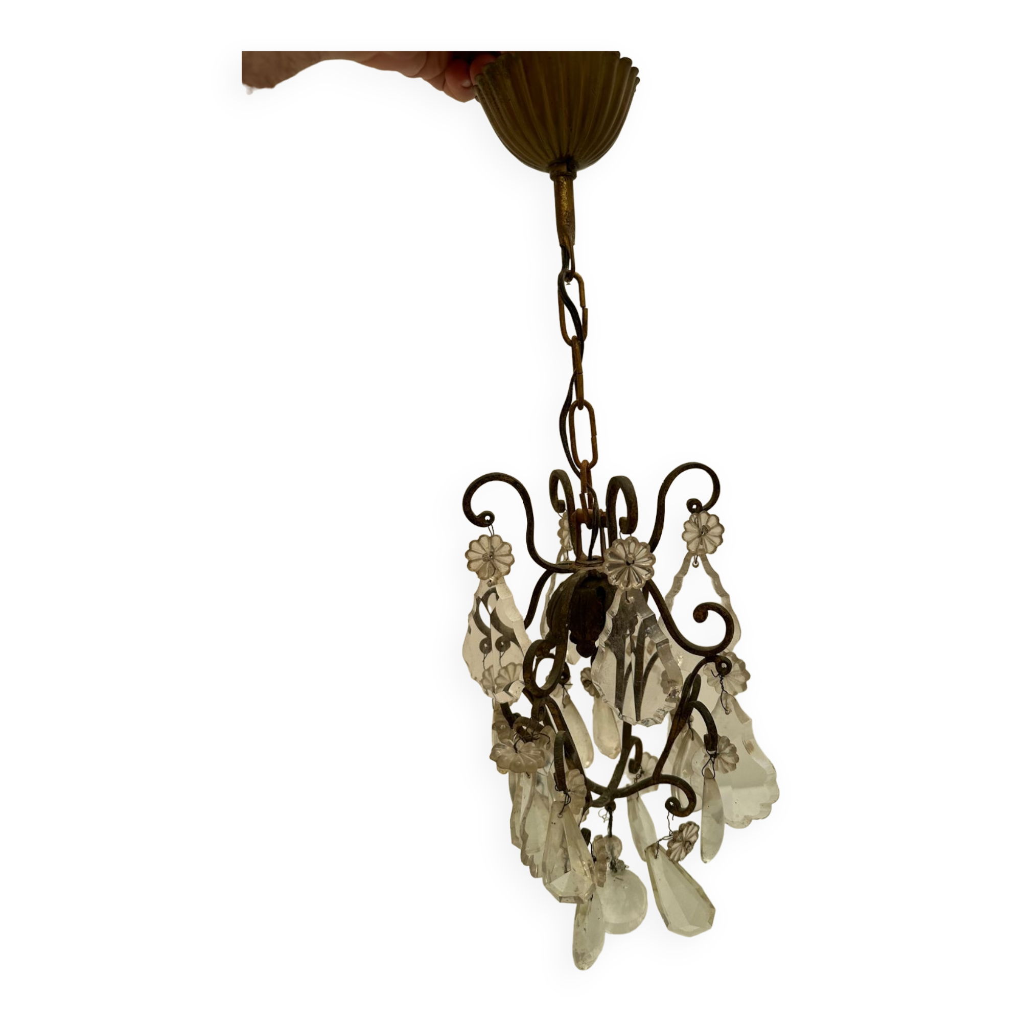 Chandelier in Pampilles Louis XV style