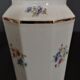 Tea set six cups Limoges porcelain floral decoration
