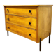 Vintage chest of drawers feet black metal