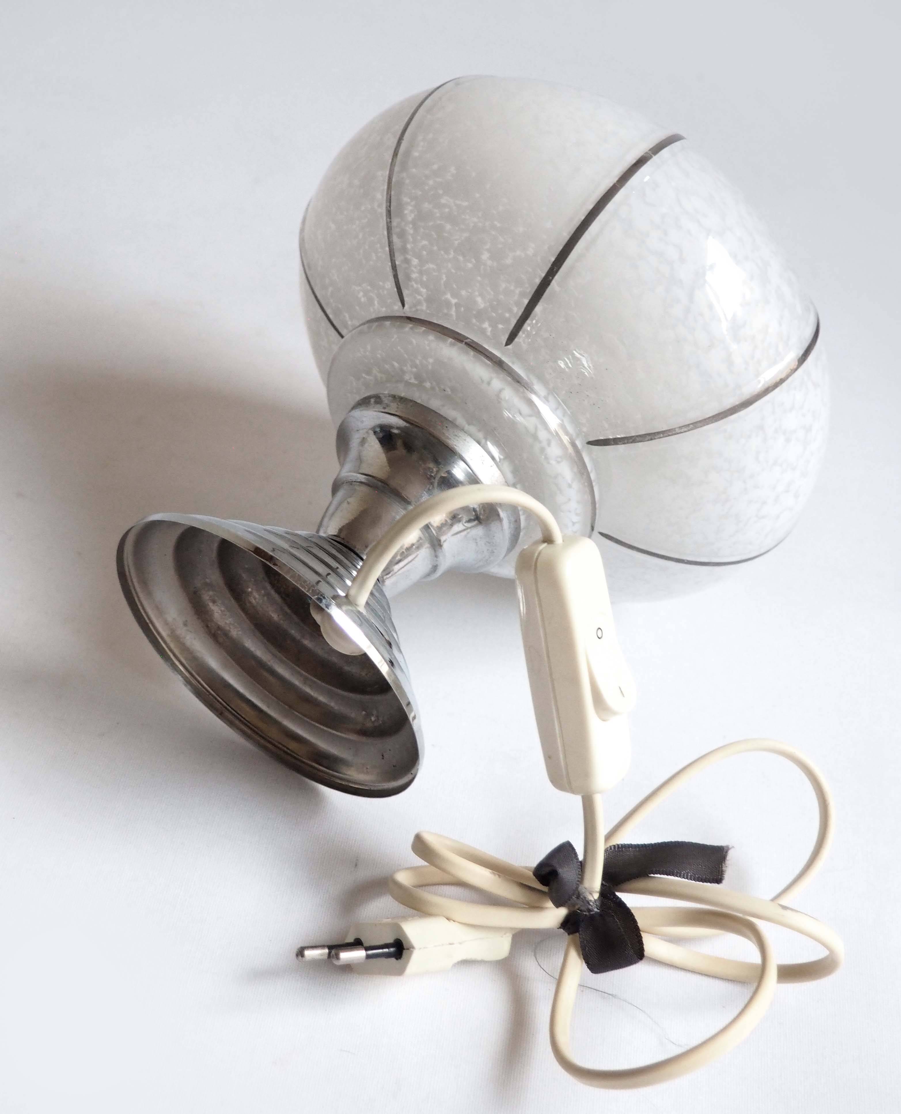 Clichy glass lamp