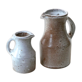 Crémier, milk pots in sandstone by Jeanne and Norbert Pierlot, 60s