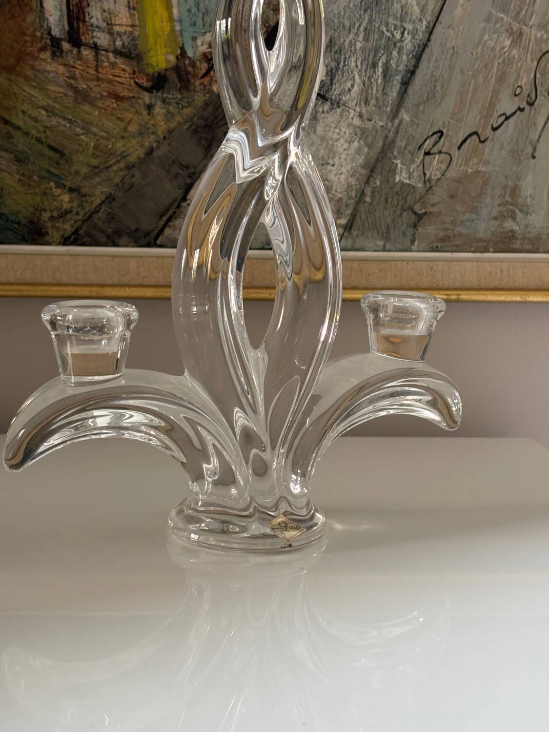 Crystal candlestick
