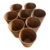 Verres gobelets grès Digoin