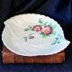 Plat de service décoratif Carlton Ware à feuilles vertes et fleurs roses
